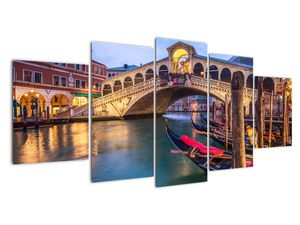 Kép a falon - híd Velencében