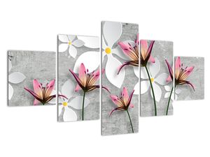 Modern kép - virágok