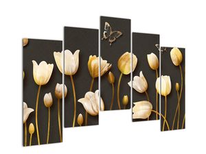 Modern kép - virágok