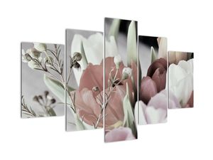 Modern kép - virágok 