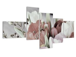 Modern kép - virágok 